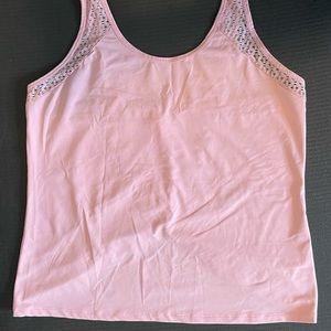 Light Pink Active Tank Top | Fabletics